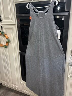 Target Racerback Heather Gray Gown/Dress